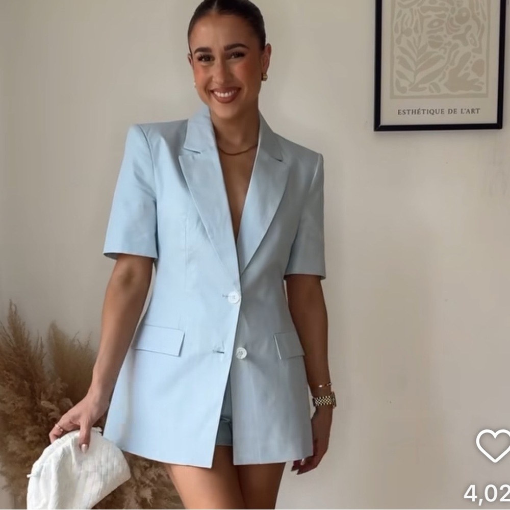 VIRAL NEW ZARA LINEN BLEND
SHORT SLEEVE BLAZER SIZE XL
🚨NO DISCOUNT - Picture 6 of 14